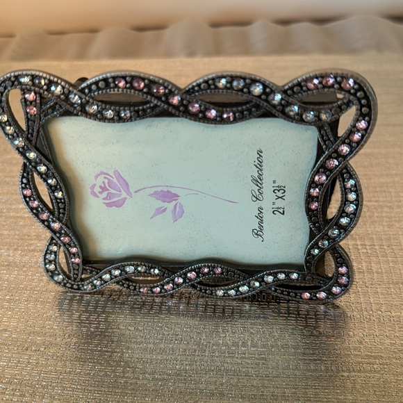 Benton Collection Jeweled Braided Design Picture Frame - Picture 2 of 5